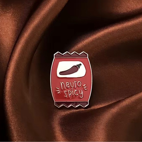 🆕 | Neuro Spicy | Custom Brooch Pin - Picture 3 of 6